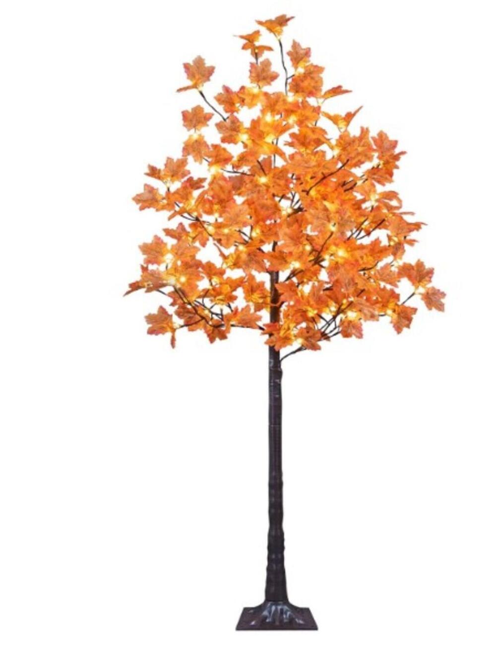 6.FT Tall Artificial Lighted Maple Tree